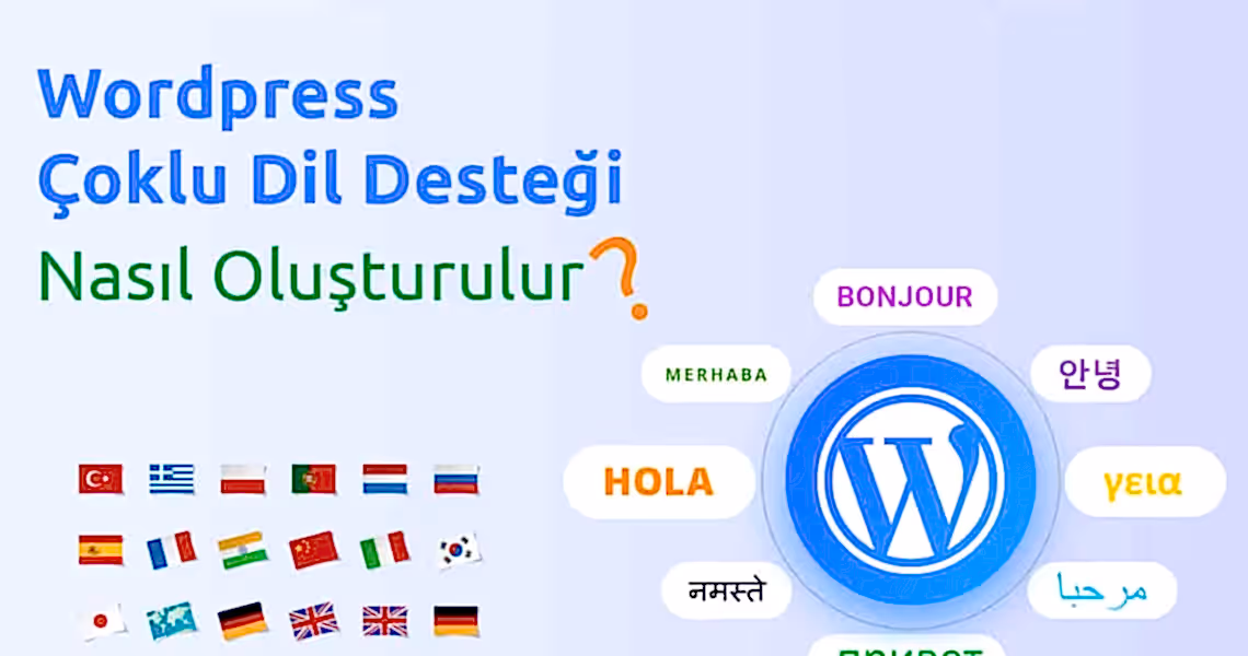 Wordpress'de çoklu dil ekleme  wordpress çoklu dil desteği nasıl yapılır? Wordpress Tema Türkçeleştirme Hizmeti