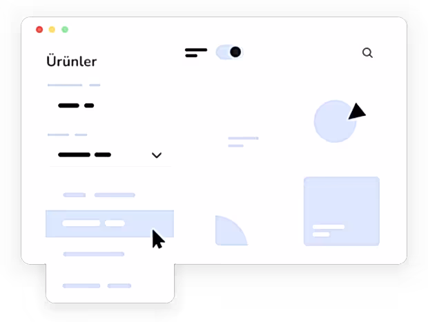 UI ve UX tasarımıyla ürün filtreleme ve kullanıcı deneyimi geliştirme arayüzü