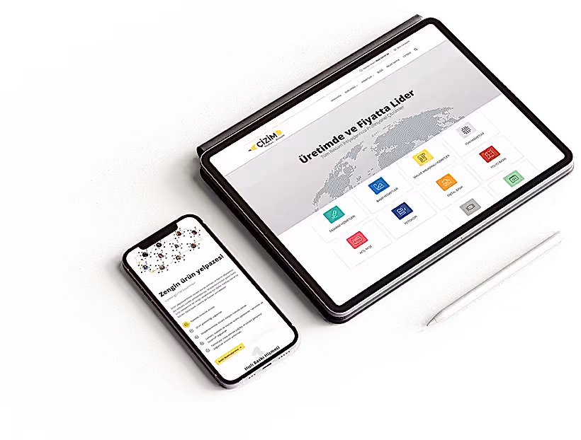UX Odaklı WordPress Web Arayüzü Örneği Tablet ve mobil cihazda kullanıcı dostu WordPress arayüzü; UX prensipleriyle tasarlanmış etkileşimli web tasarım örneği