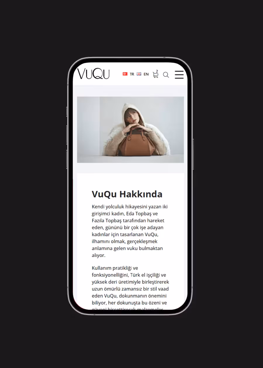 Vuqu eticaret sitesi tasarim img5
