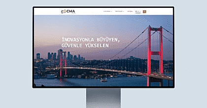 Kurumsal WordPress Tasarımı – CMA Grup Arayüzü WordPress özel tasarım arayüzü ve CMA Grup web sitesi ön izlemesi